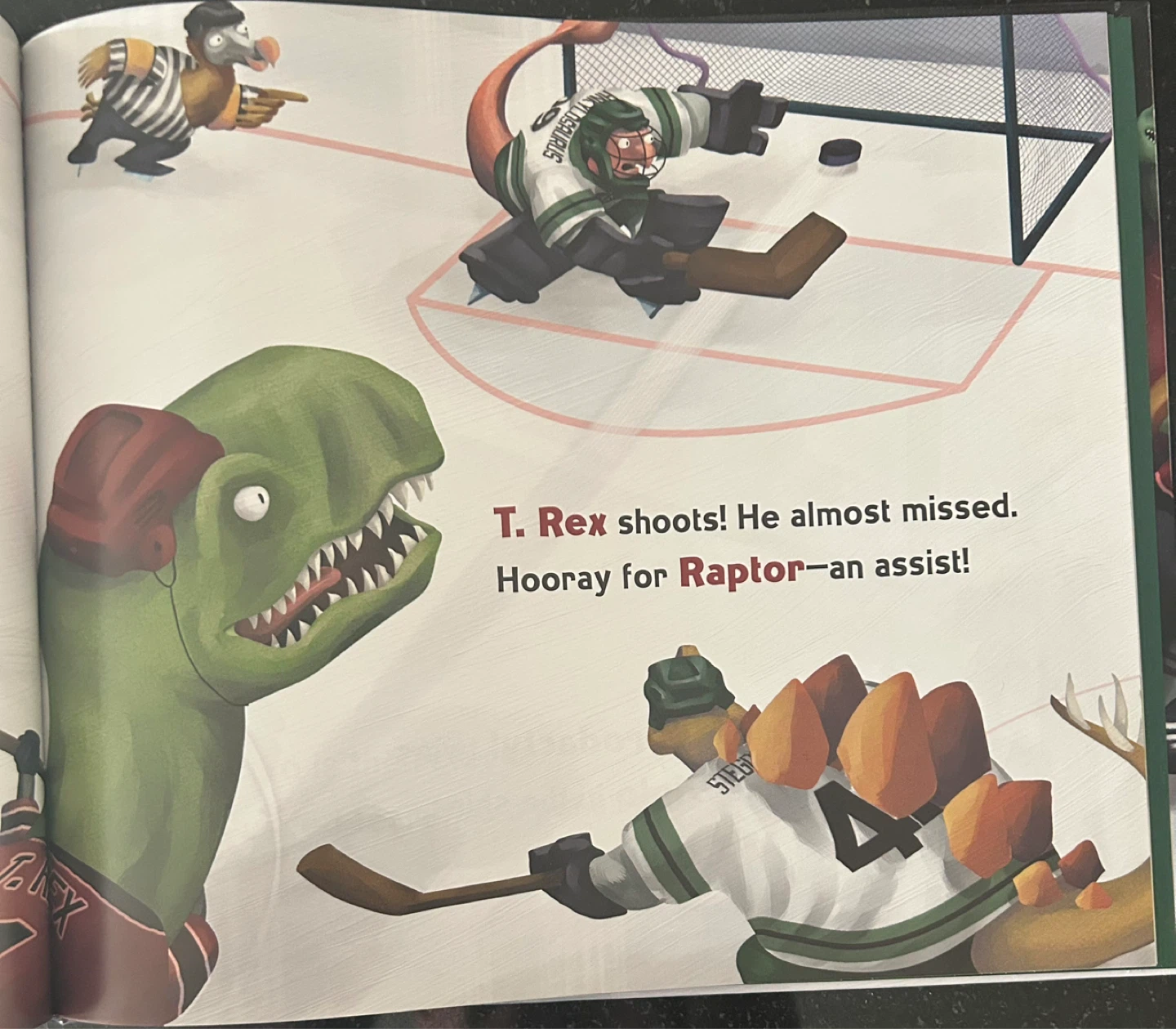 Three Books: Dino-Football and Dino-Hockey Books - photo 5
