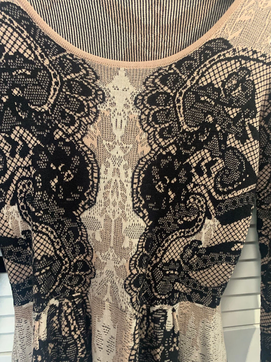 Y2K Long Sleeve Lace Detail Top - photo 2
