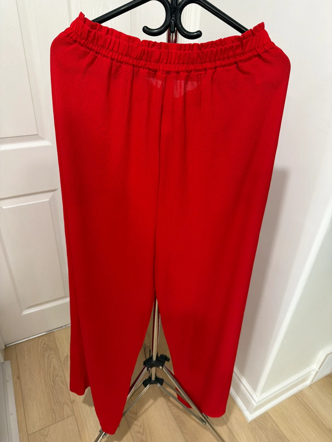Red Crepe Trousers - photo 3