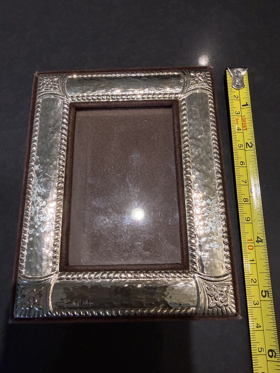 Silver plated Ornate Photo Frame - photo 5