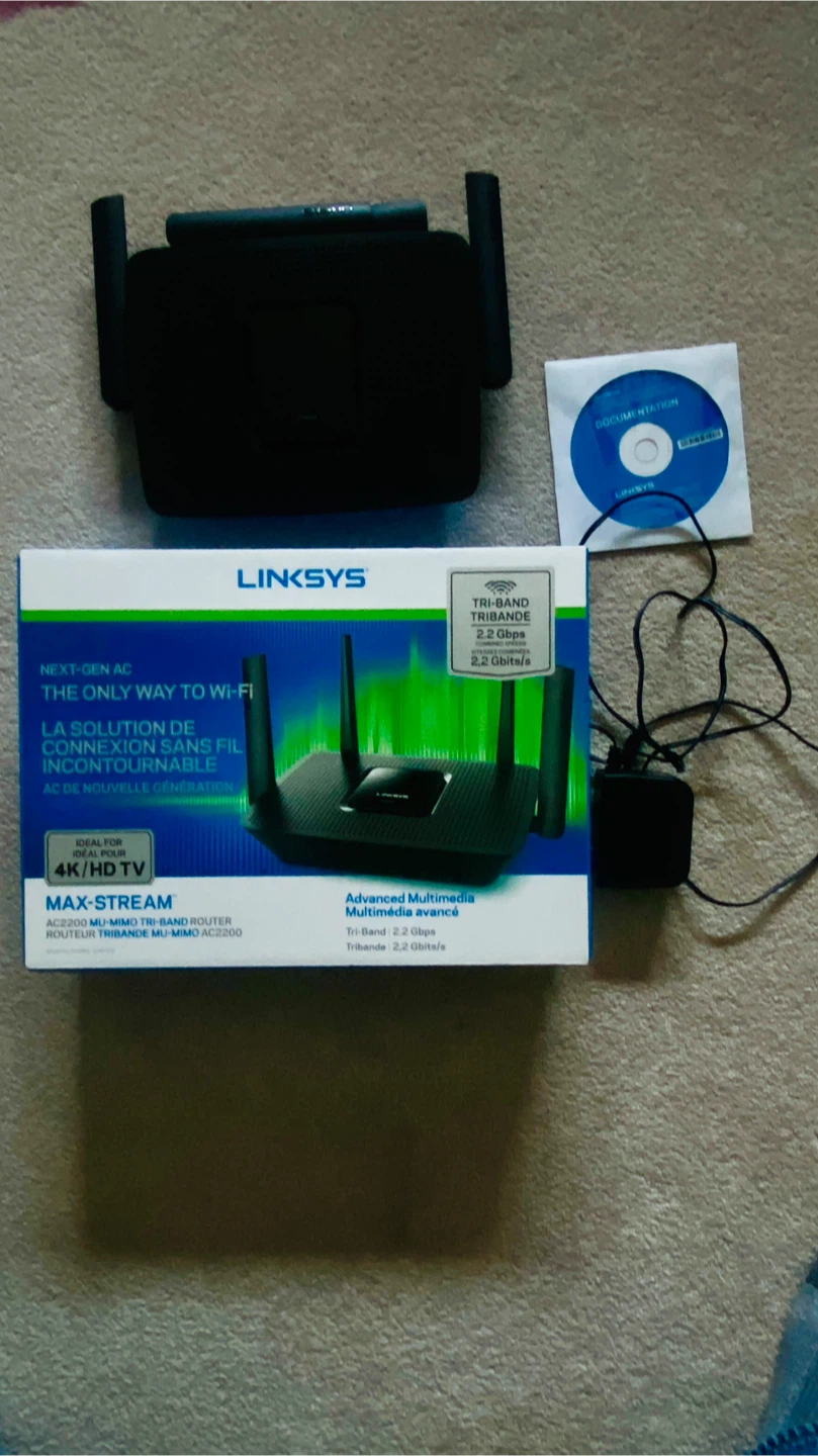 Linksys Max-Stream AC2200 Tri-Band Wi-Fi Router