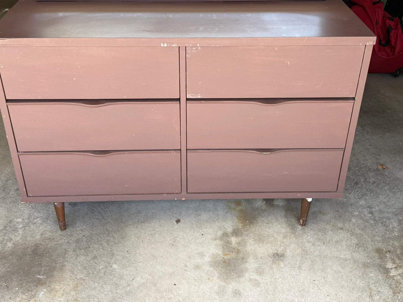 Refinishes Delight! Antique Dresser with Mirror - photo 4