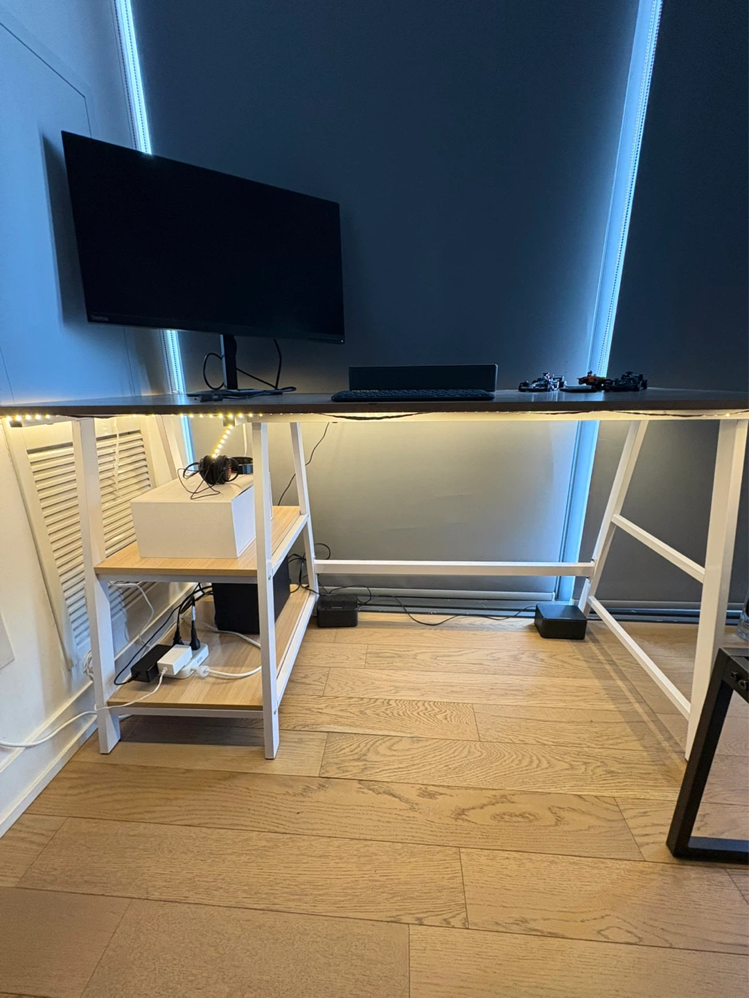 Desk with Shelves