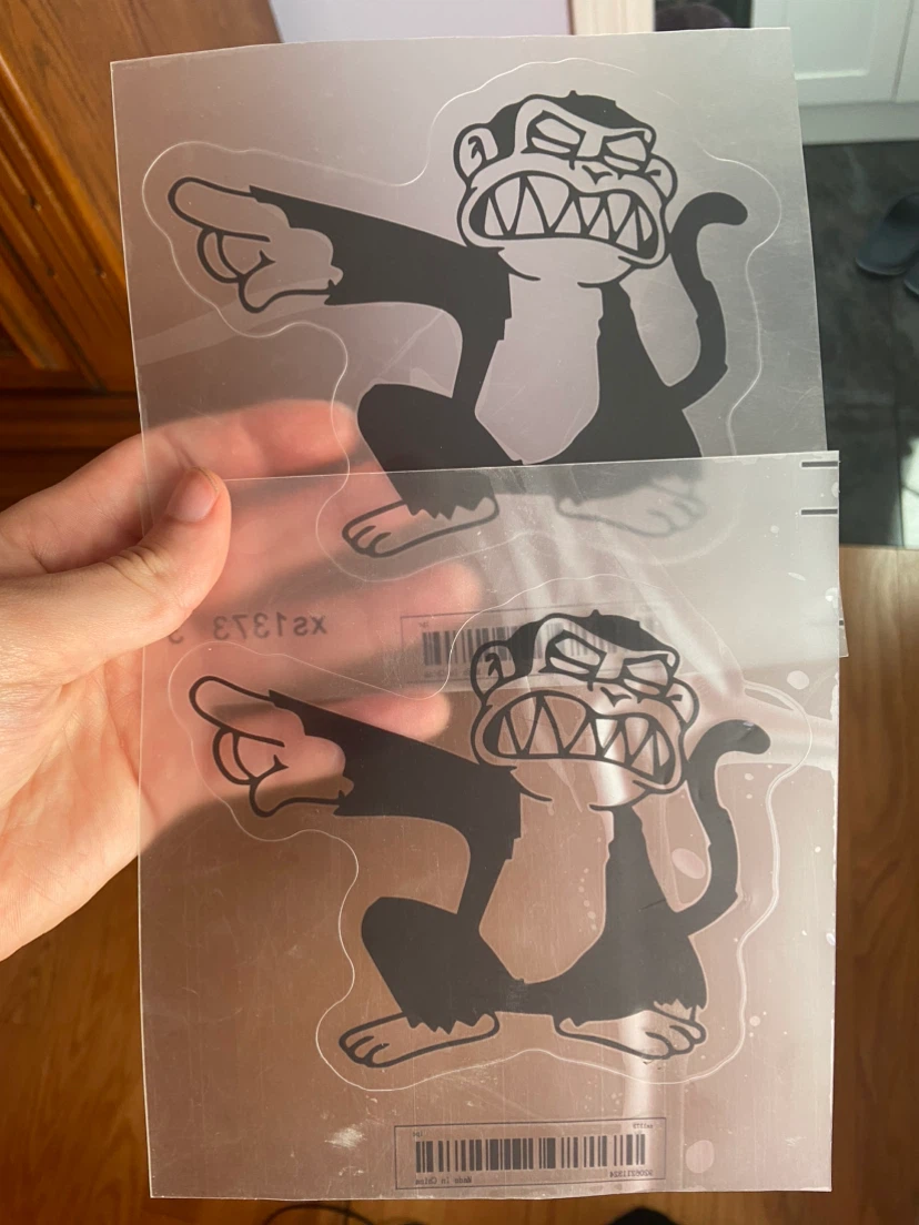 2 Family Guy Evil Monkey Vinyl Decal Sticker Chris Car Window - photo 2