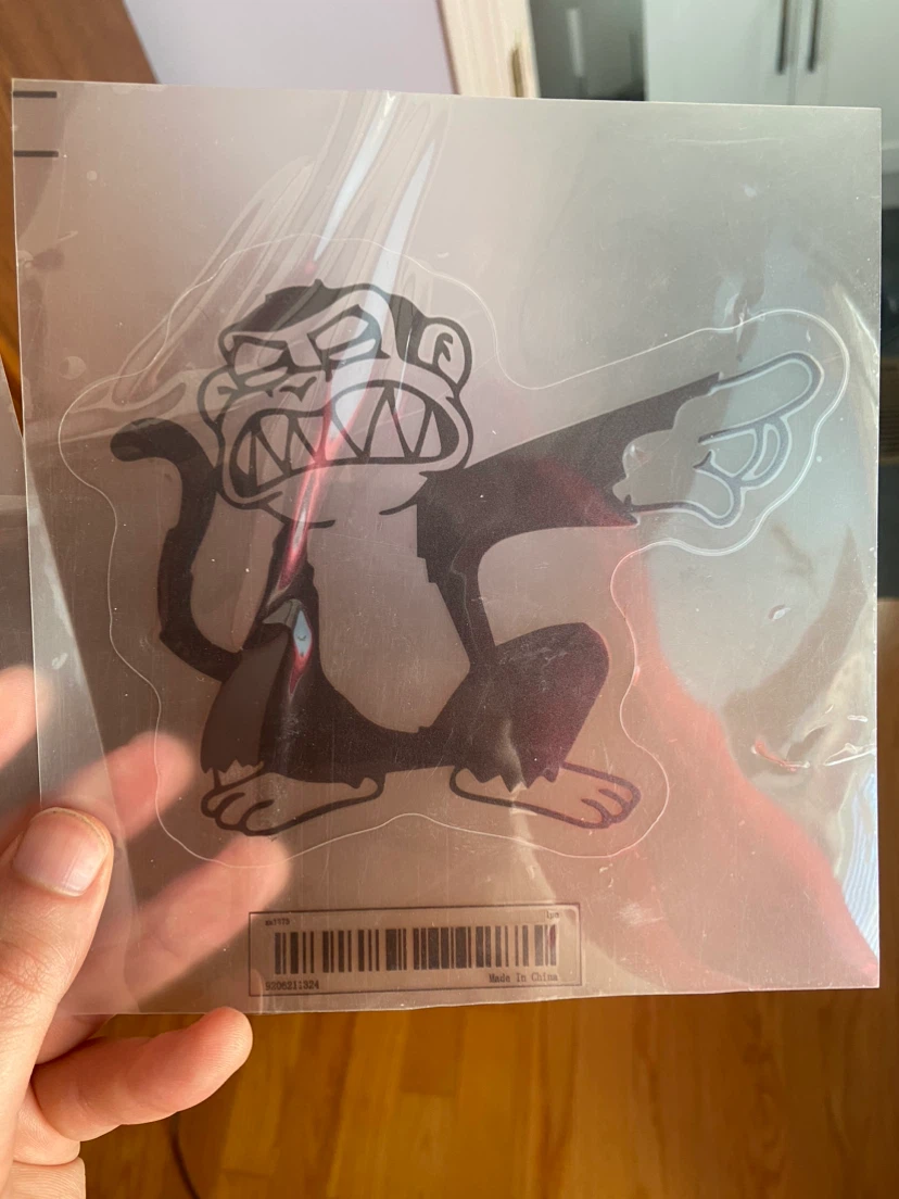 2 Family Guy Evil Monkey Vinyl Decal Sticker Chris Car Window - photo 3