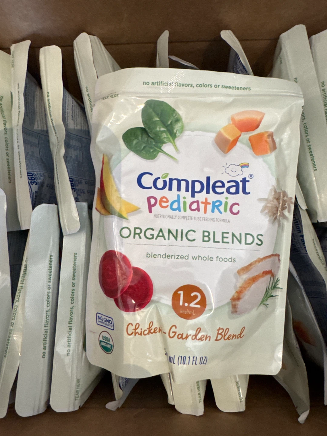 Compleat Pediatric Organic Blends.