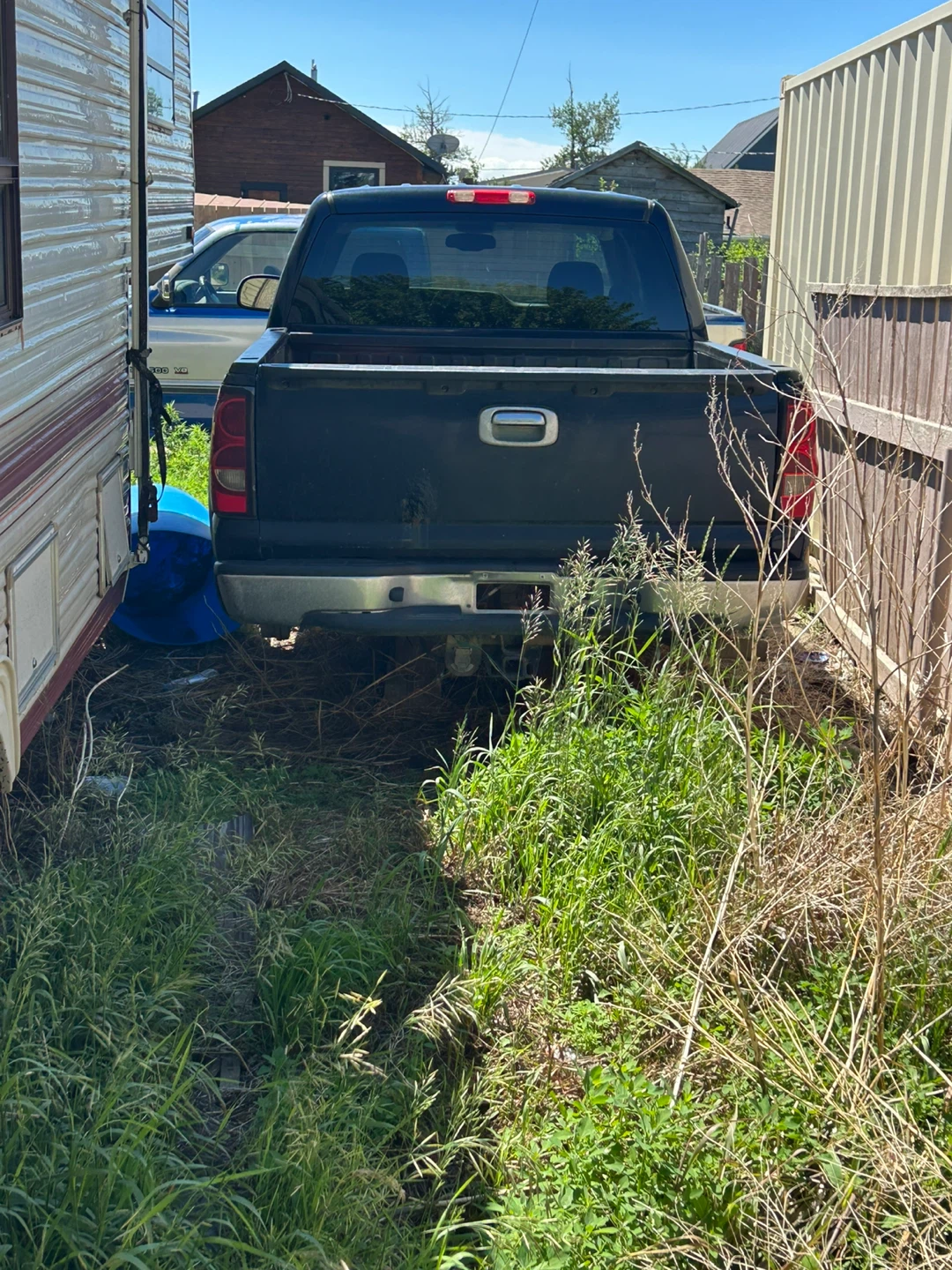 Blue Chevrolet Silverado Pickup Truck - For Parts - photo 5