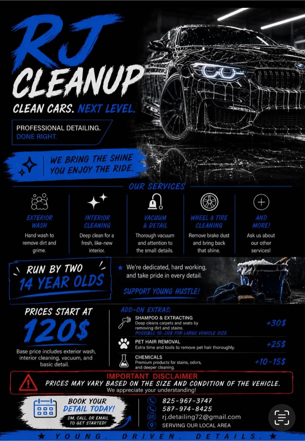 RJ Cleanup Professional Car Detailing Services