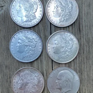 Mixed Lot of US Half Dollars and Dollars