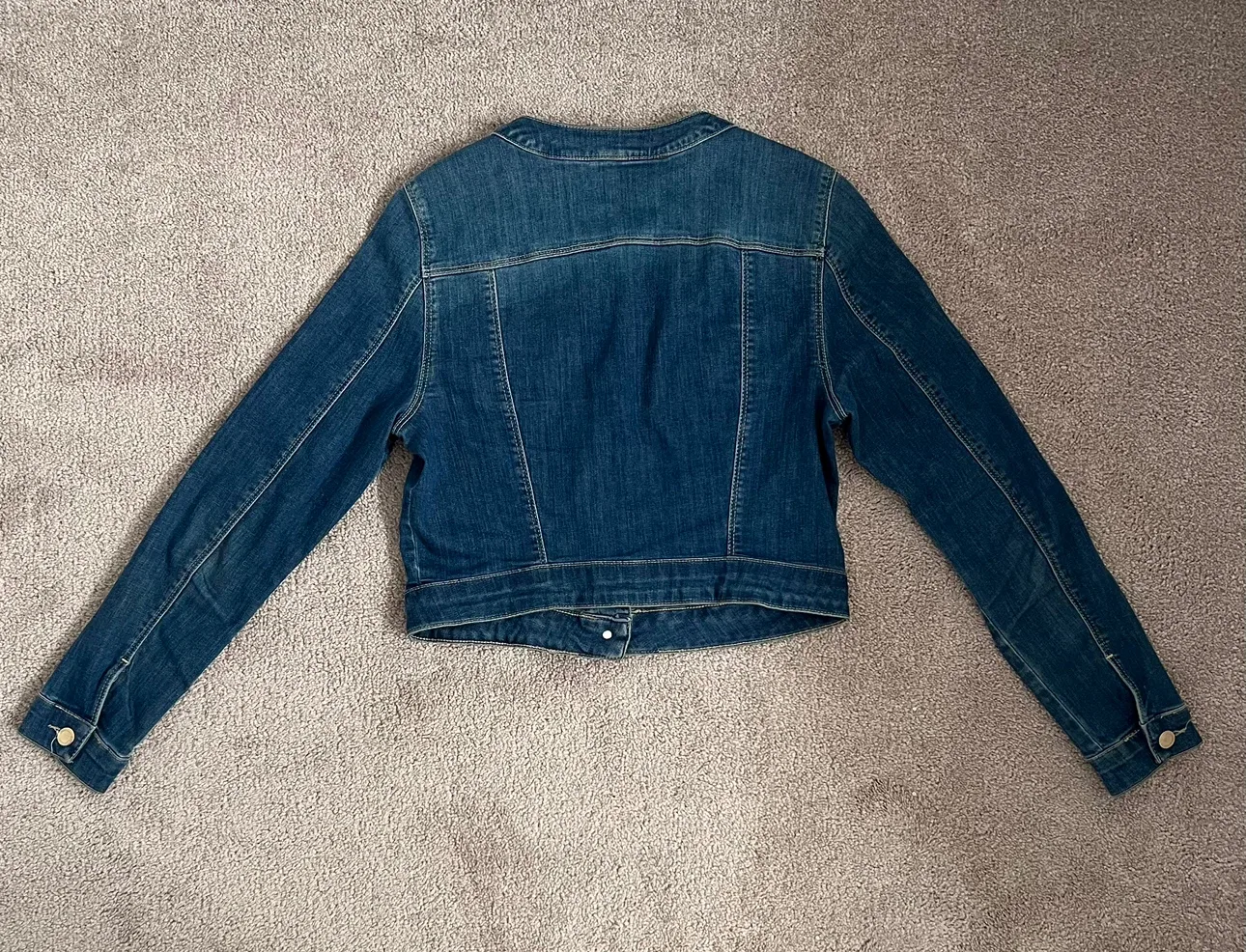 Women's Blue Denim Jacket - photo 5