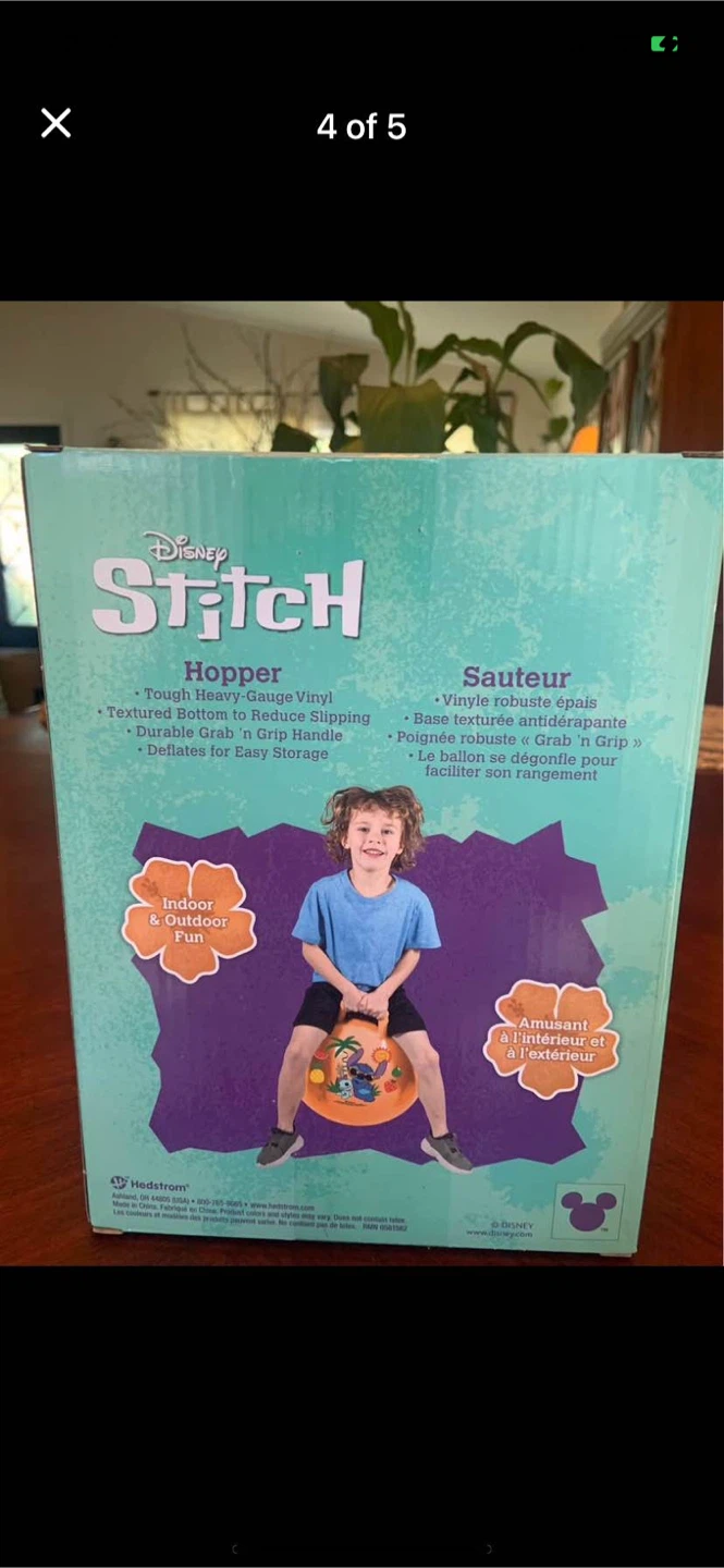 Disney Stitch Hopper Ball - 15" / 38 cm - photo 4