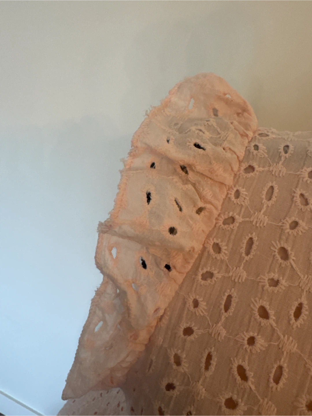 Vivva Pink Eyelet Dress S/M with pockets - photo 2