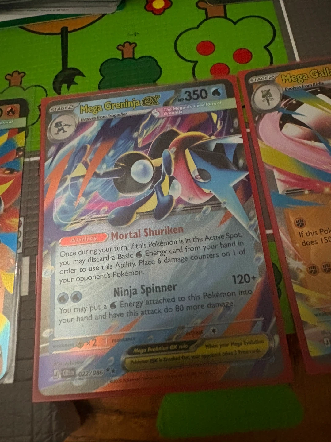 Mega Gallade EX, Mega Pyroar EX, Mega Greninja EX Pokemon Cards - photo 3