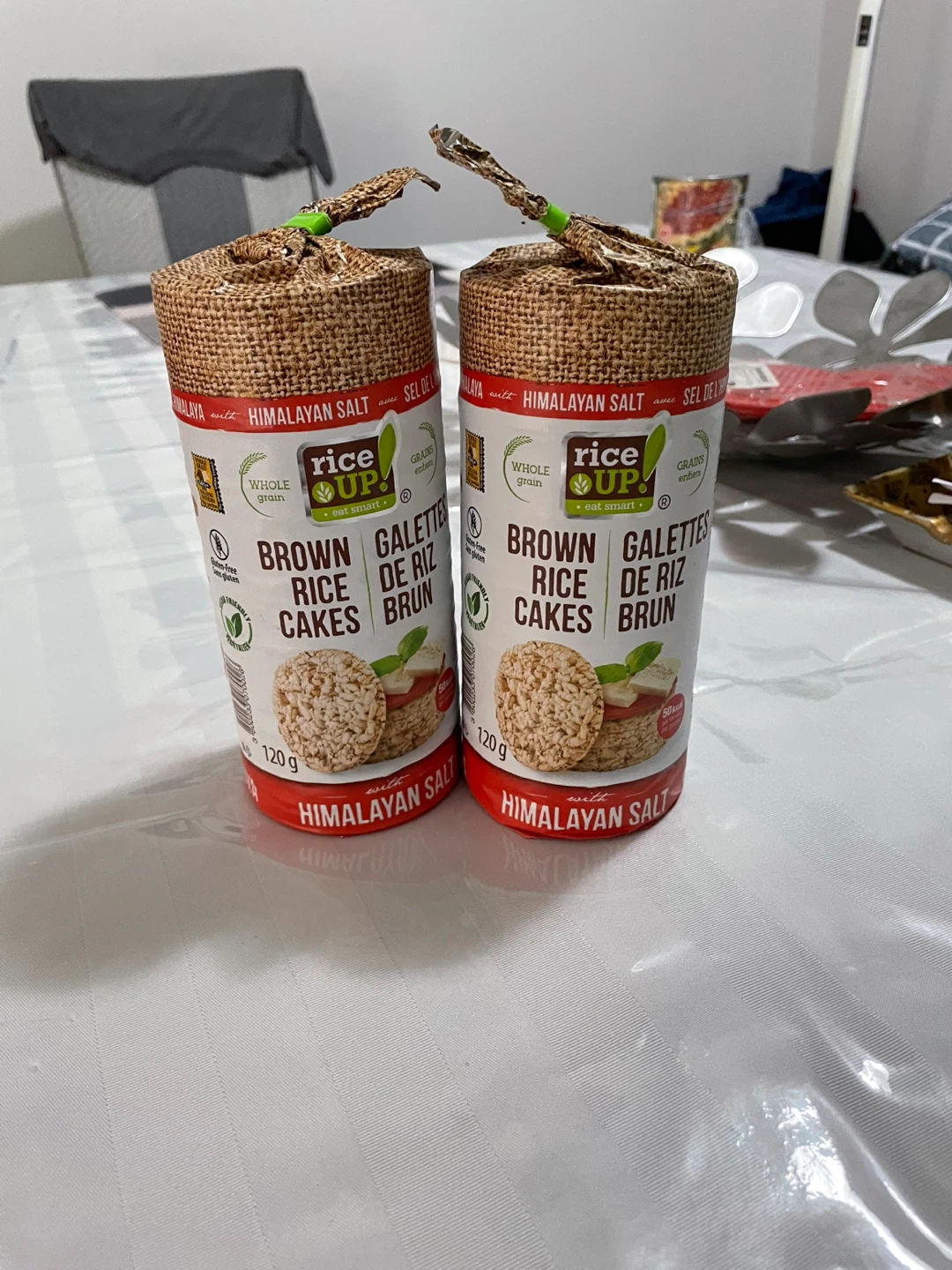 Rice Up! Brown Rice Cakes with Himalayan Salt