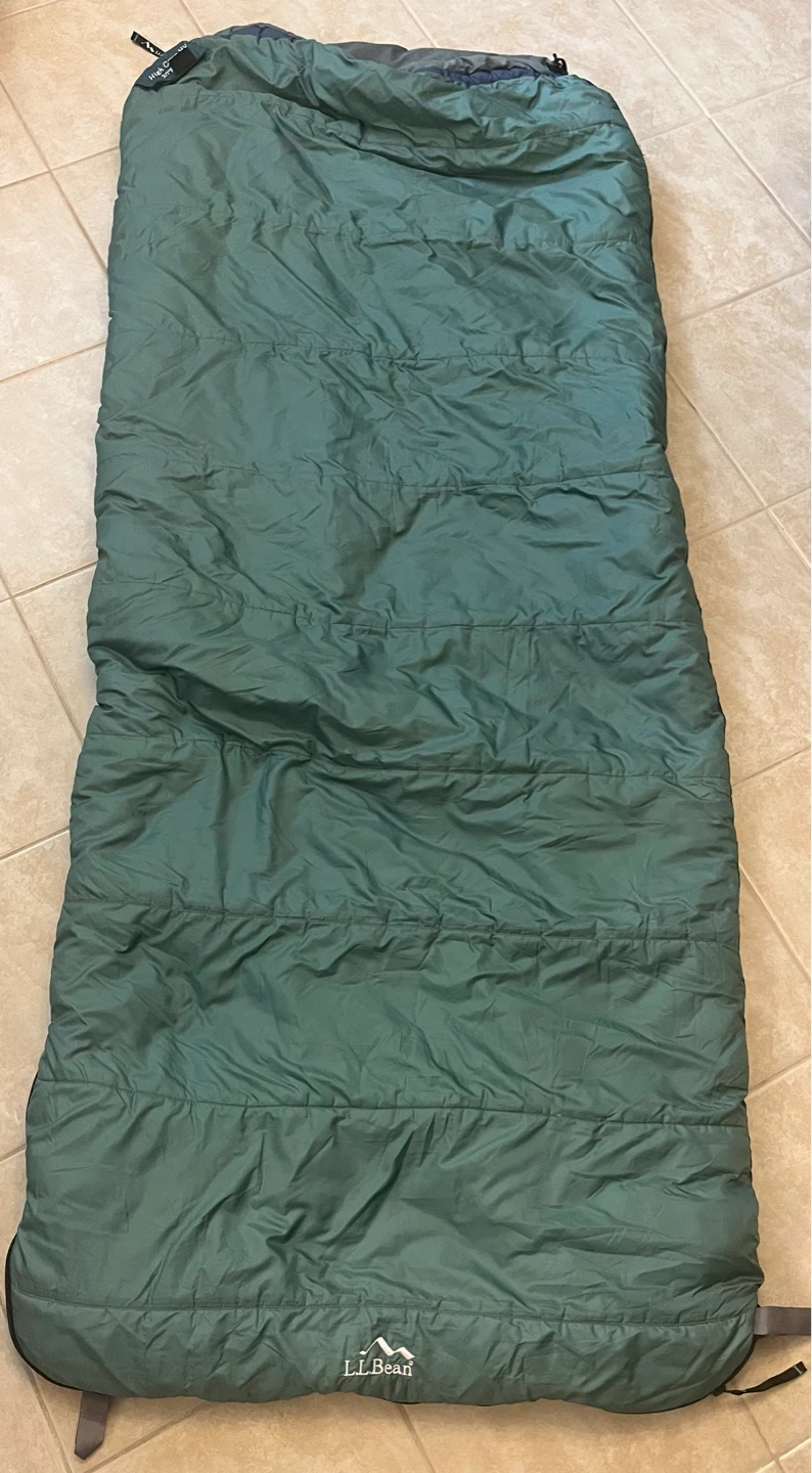 LLBean High Camp HV Sleeping Bag 20°F/-7°C