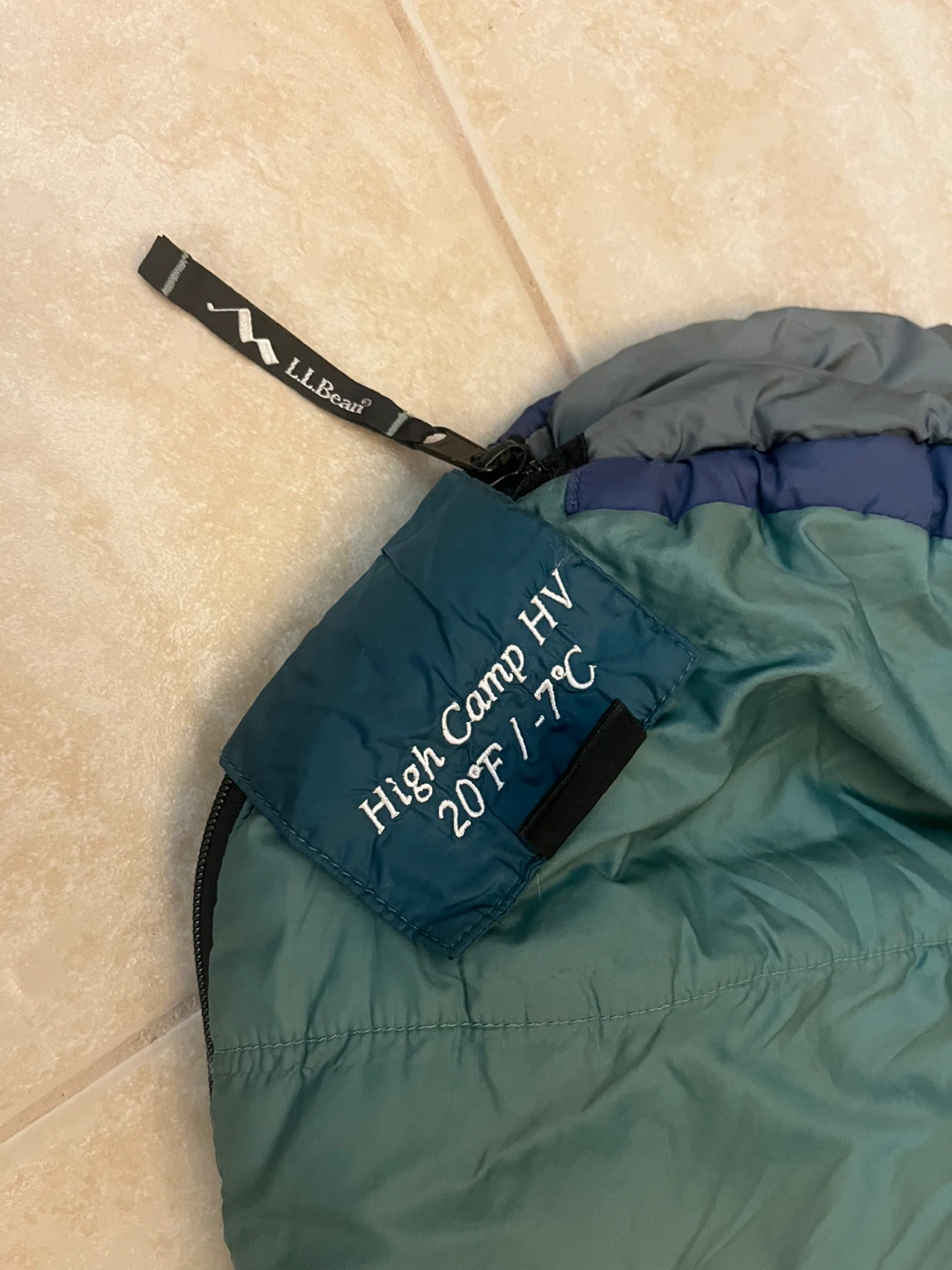 LLBean High Camp HV Sleeping Bag 20°F/-7°C - photo 3