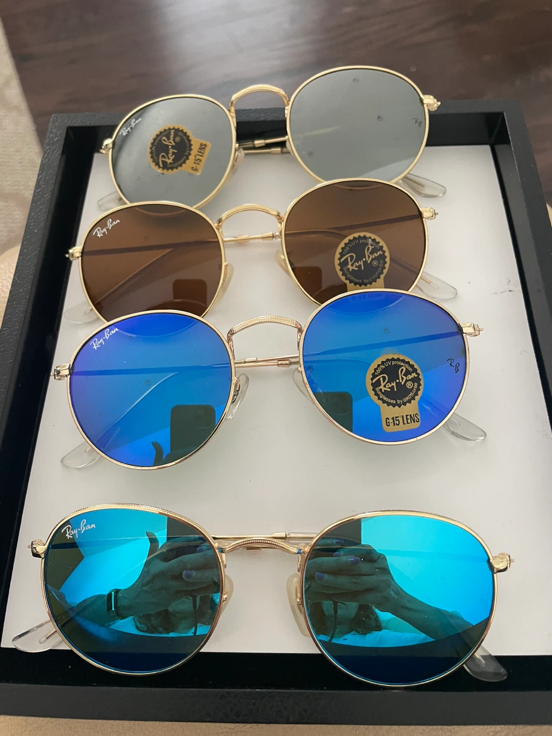 $115 each. Ray-Ban Round Metal Sunglasses - photo 2