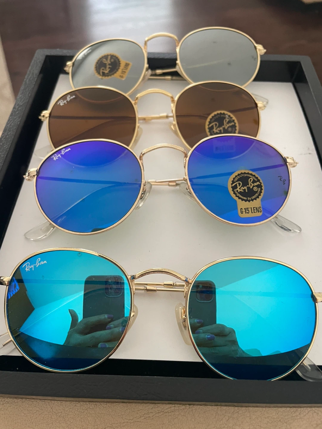 $115 each. Ray-Ban Round Metal Sunglasses - photo 3