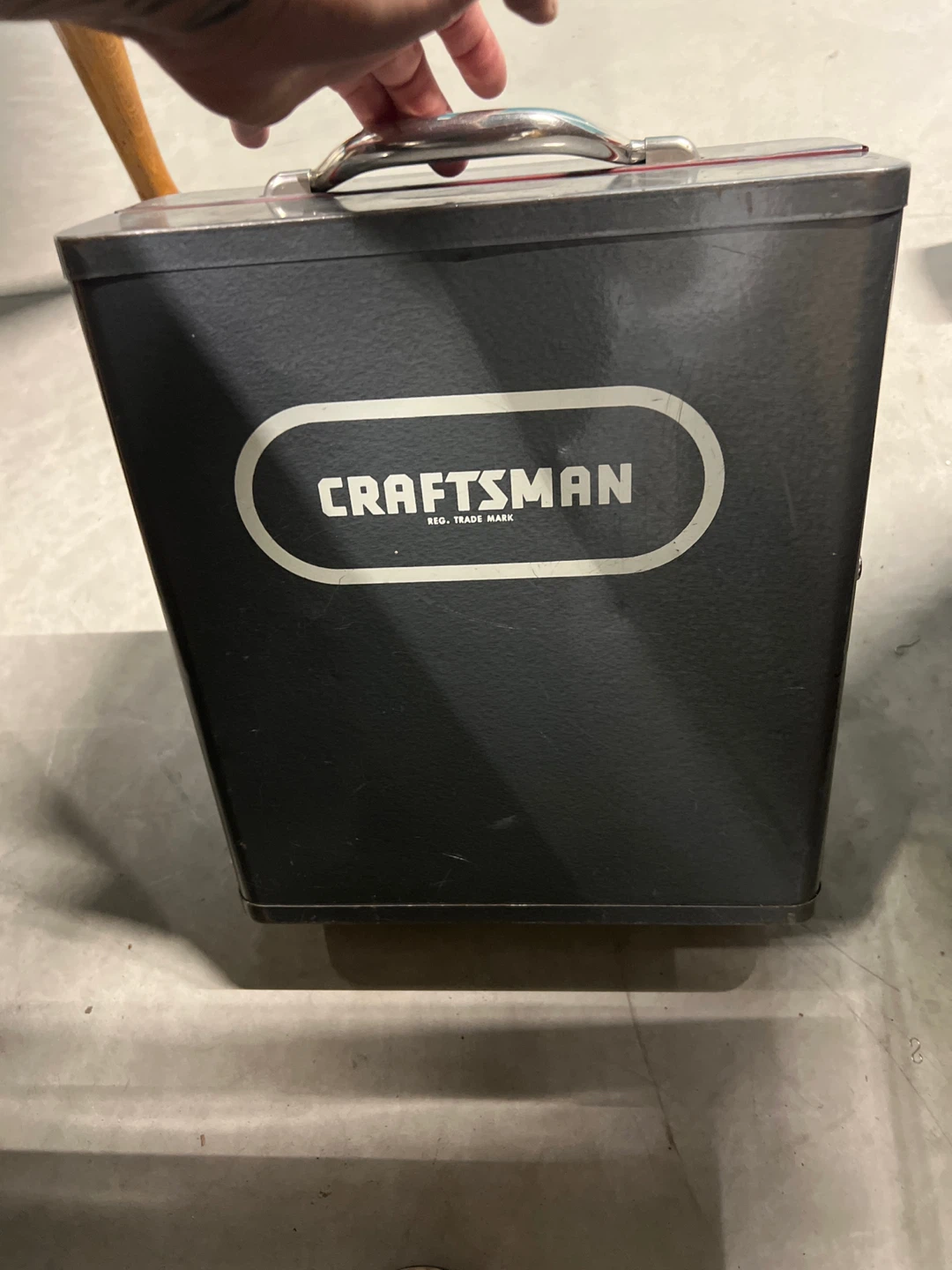 1950’s Vintage Craftsman Metal Stand-Up Case