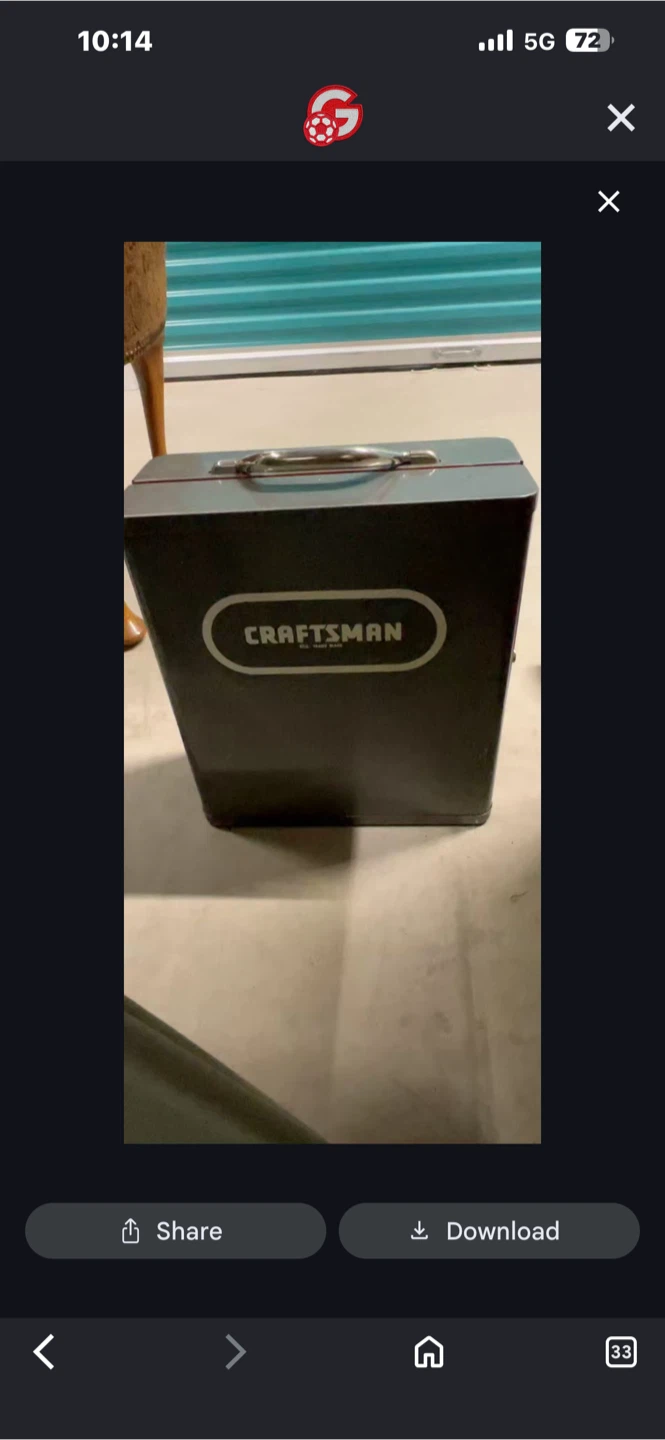 1950’s Vintage Craftsman Metal Stand-Up Case - photo 5
