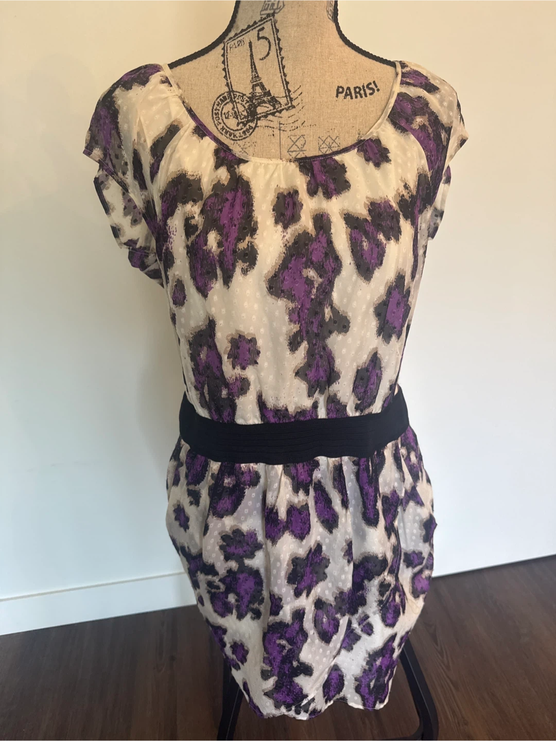 Hugo Boss Orange Label. SILK Women's Leopard Print Dress