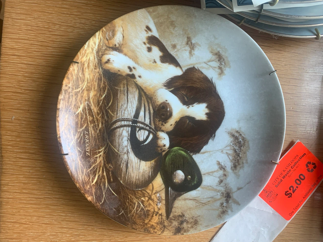 8 Decorative Puppy/Dog Plates - Field Puppies Collection - photo 5