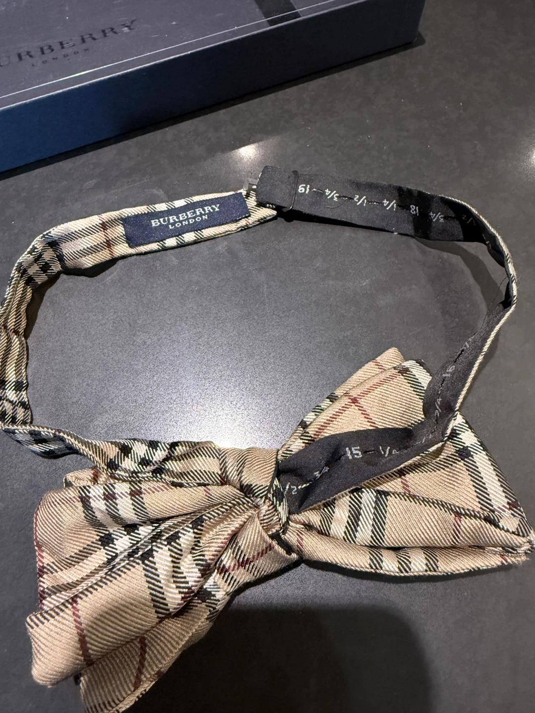 Burberry London Tartan Bow Tie and Cummerbund Set - photo 5