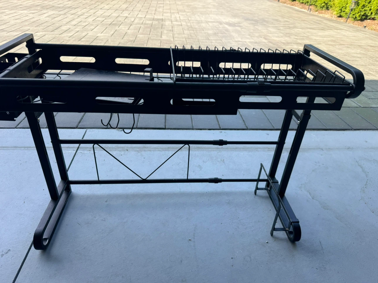 Black Metal Dish Rack Drying Shelf - photo 5