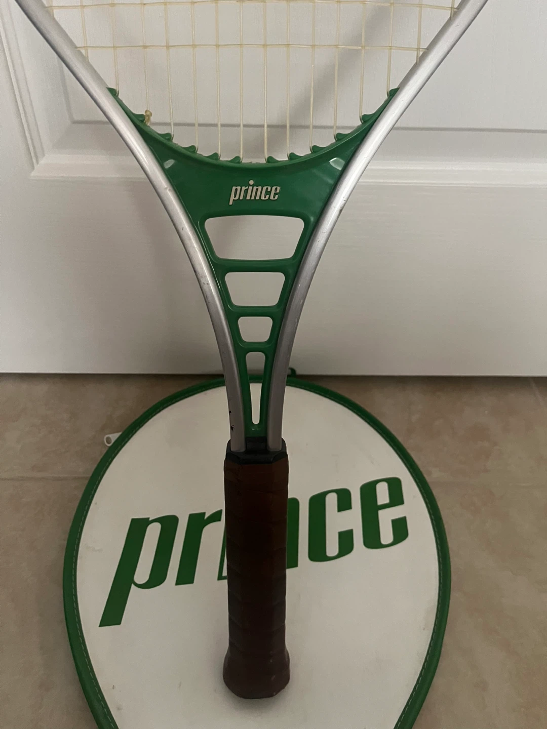 Vintage Prince Tennis Racquet with Cover - photo 3