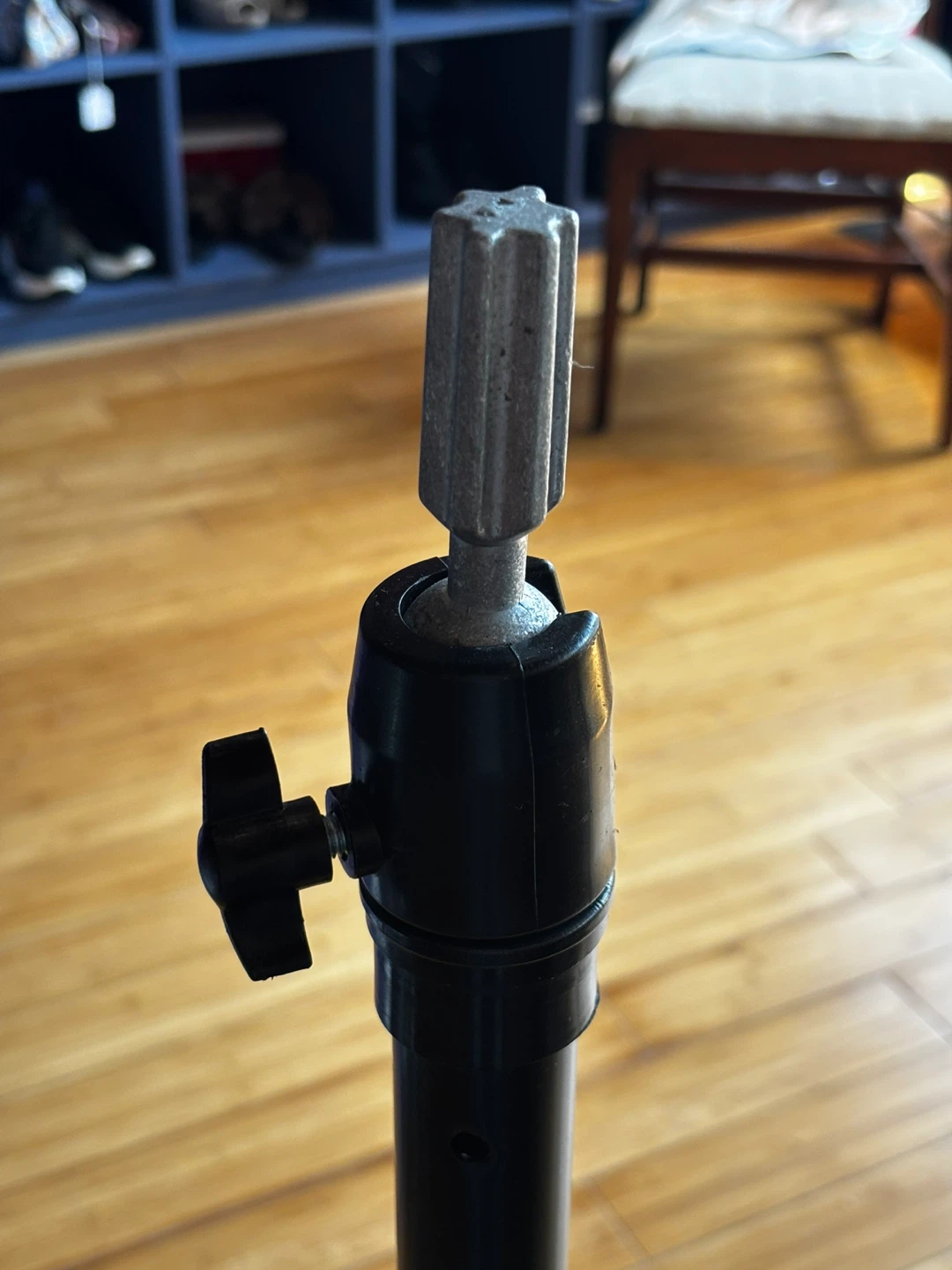 Black Adjustable Tripod Stand for wig rag - photo 2