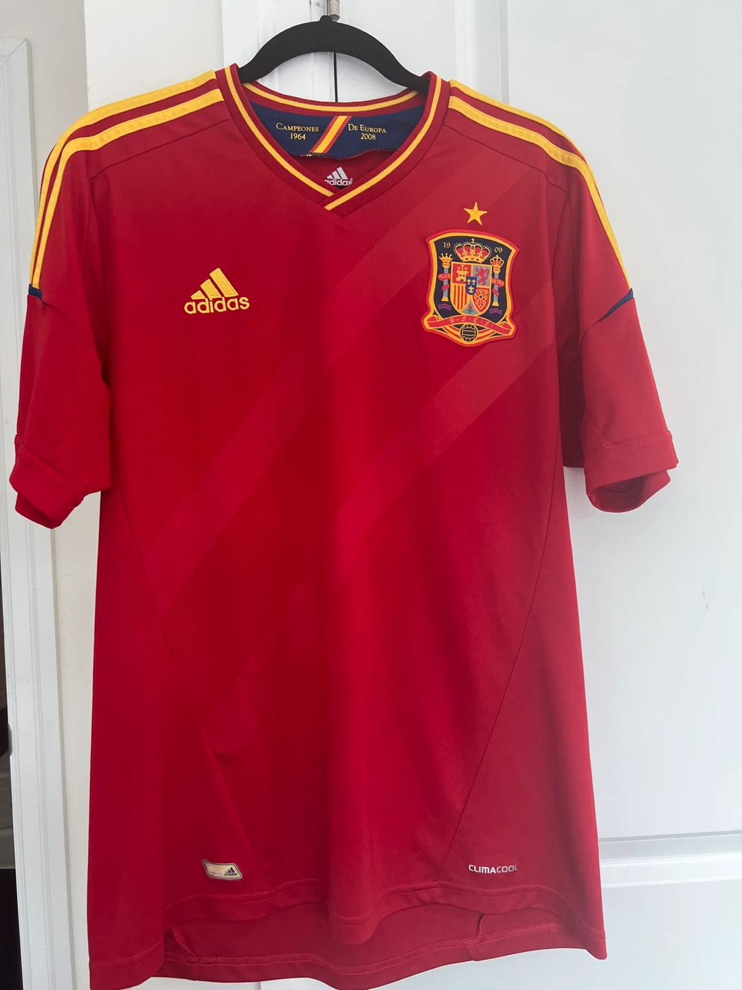 adidas Spain National Team 2011-2012 home jersey
