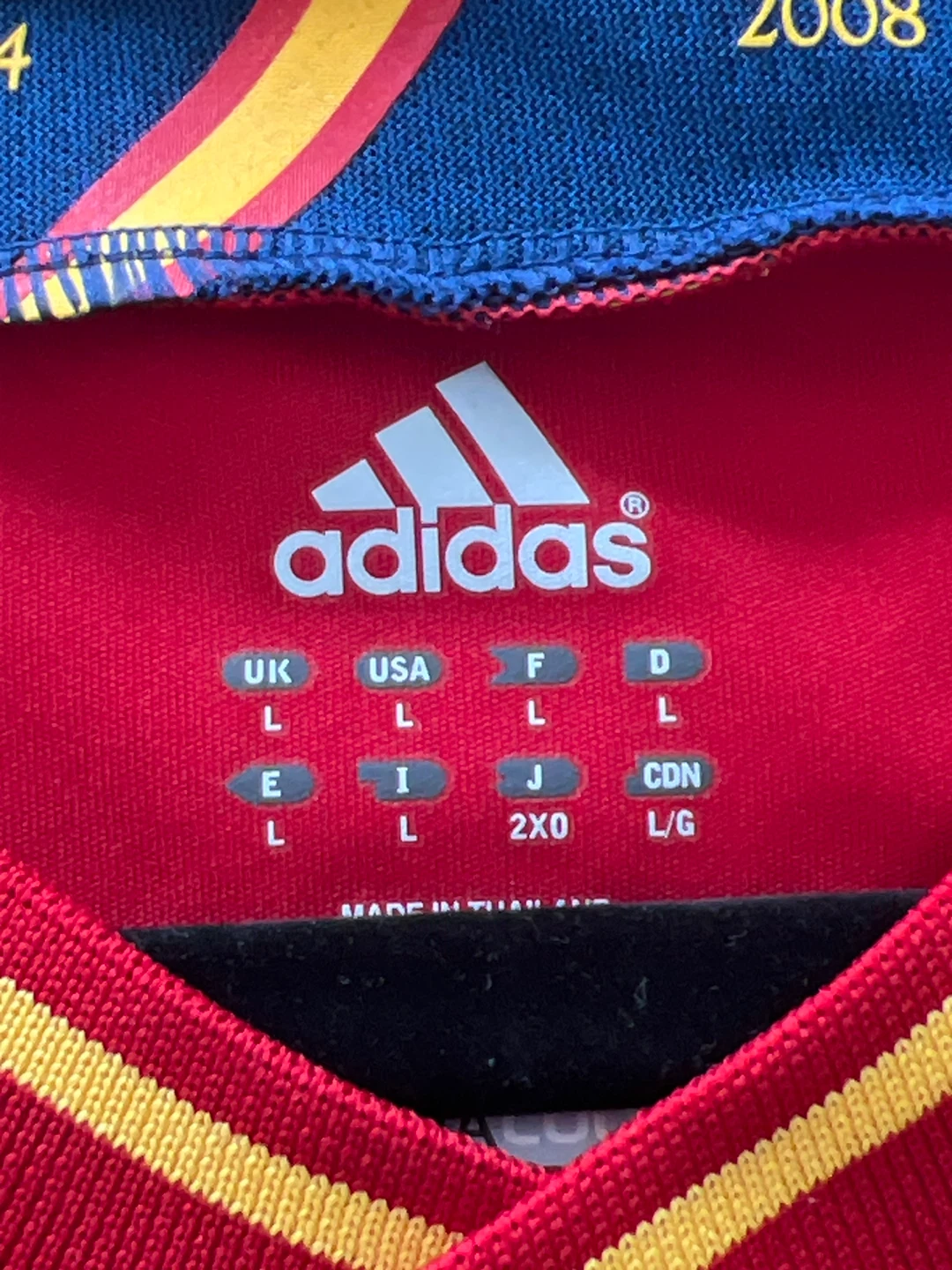 adidas Spain National Team 2011-2012 home jersey - photo 4
