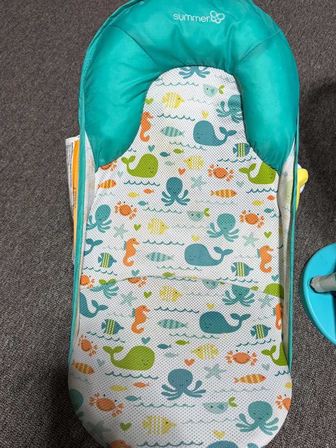 Summer Infant Baby Bather with Whale and Fish Pattern