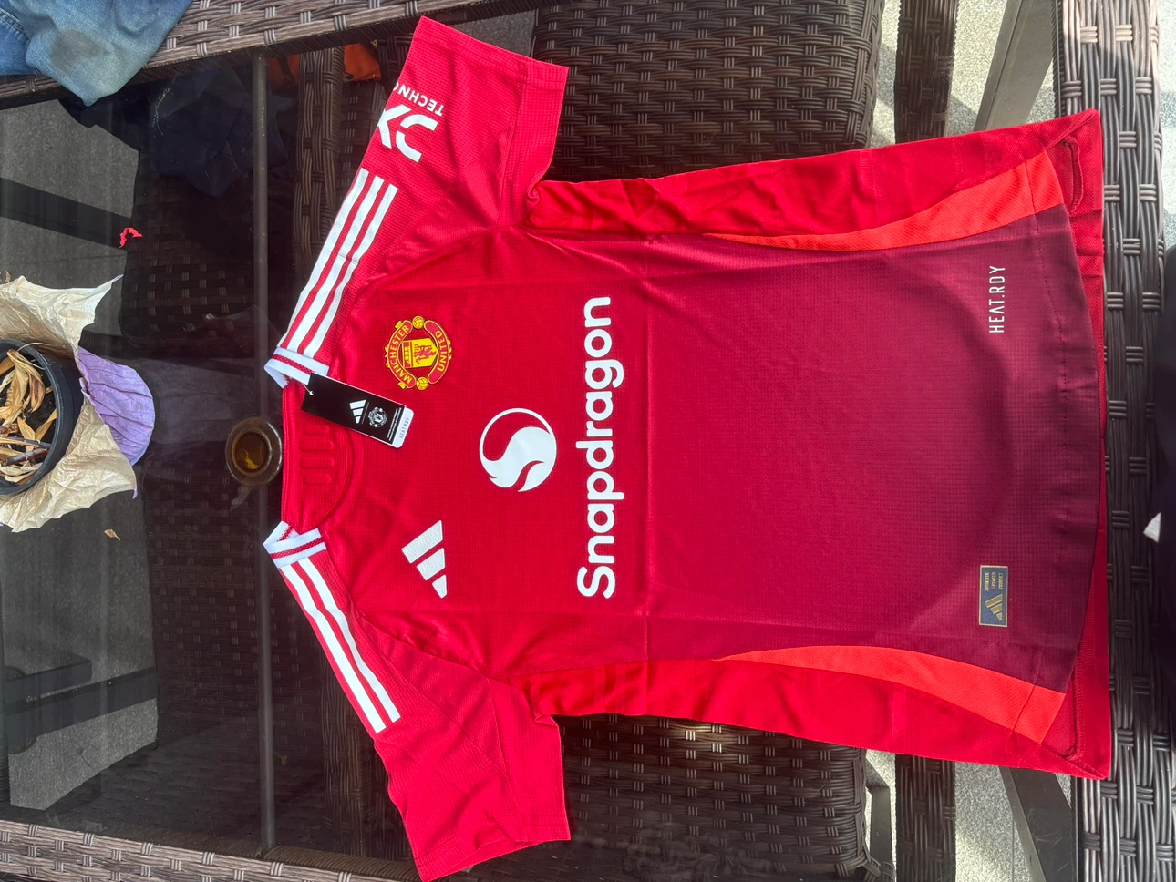 Manchester United Adidas authentic Soccer Jersey