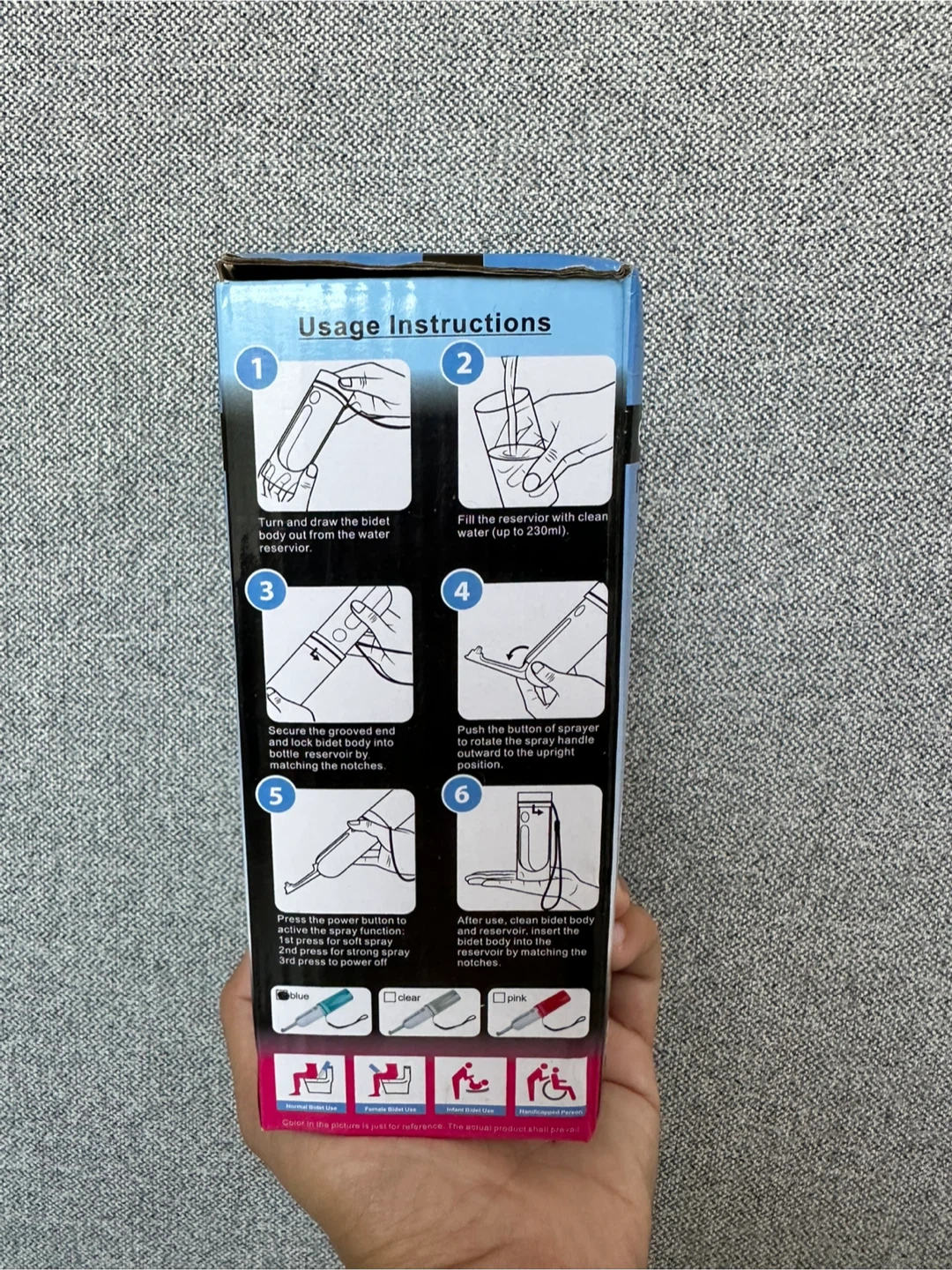 Electric Portable Bidet Personal Hygiene Care - photo 4