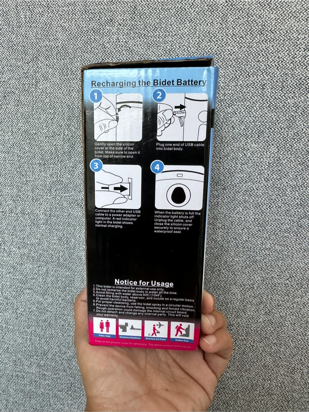 Electric Portable Bidet Personal Hygiene Care - photo 5