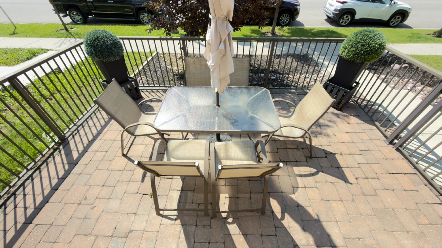 Patio Dining Set with Table and 4 Chairs - photo 2
