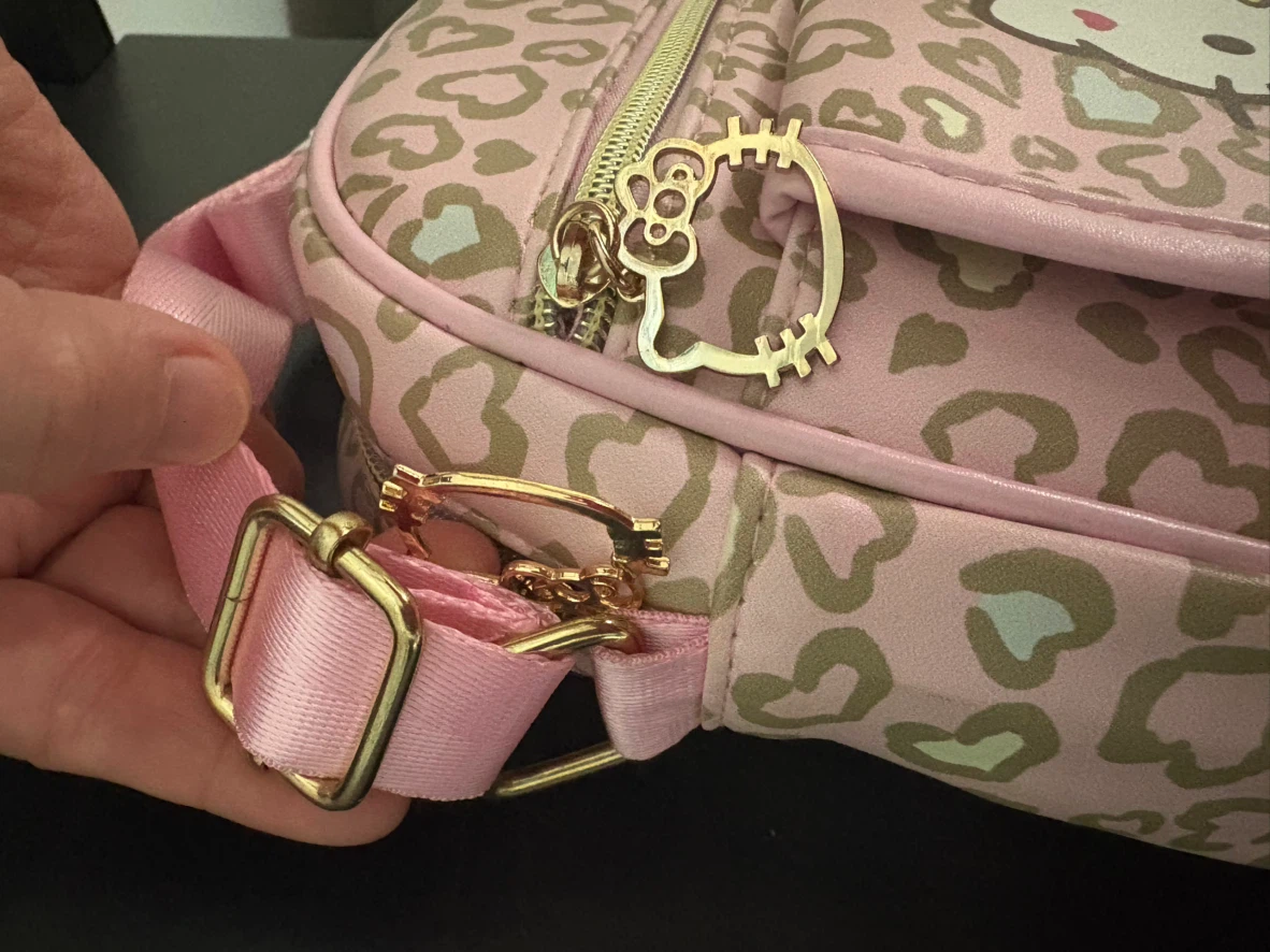 BNWT Rare Sanrio Hello Kitty Pink Leopard Heart bag - photo 2