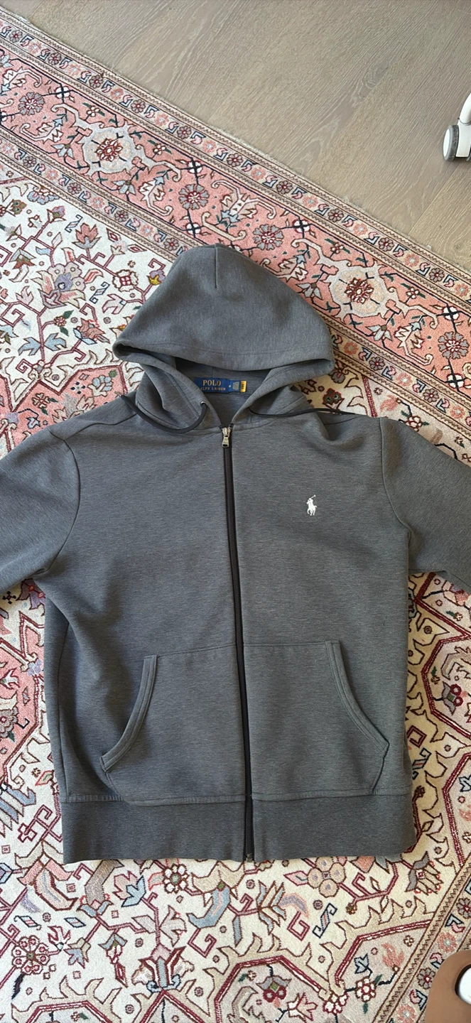 Polo Ralph Lauren Grey Zip-Up Hoodie