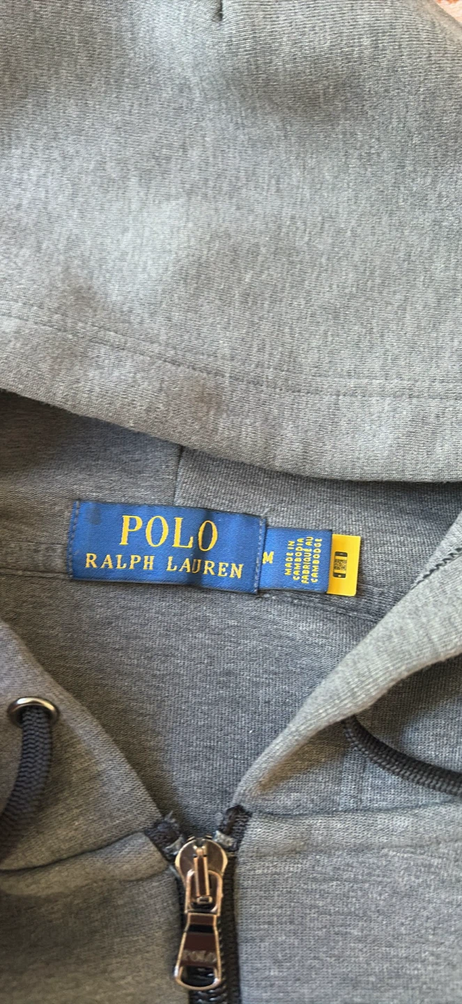 Polo Ralph Lauren Grey Zip-Up Hoodie - photo 2