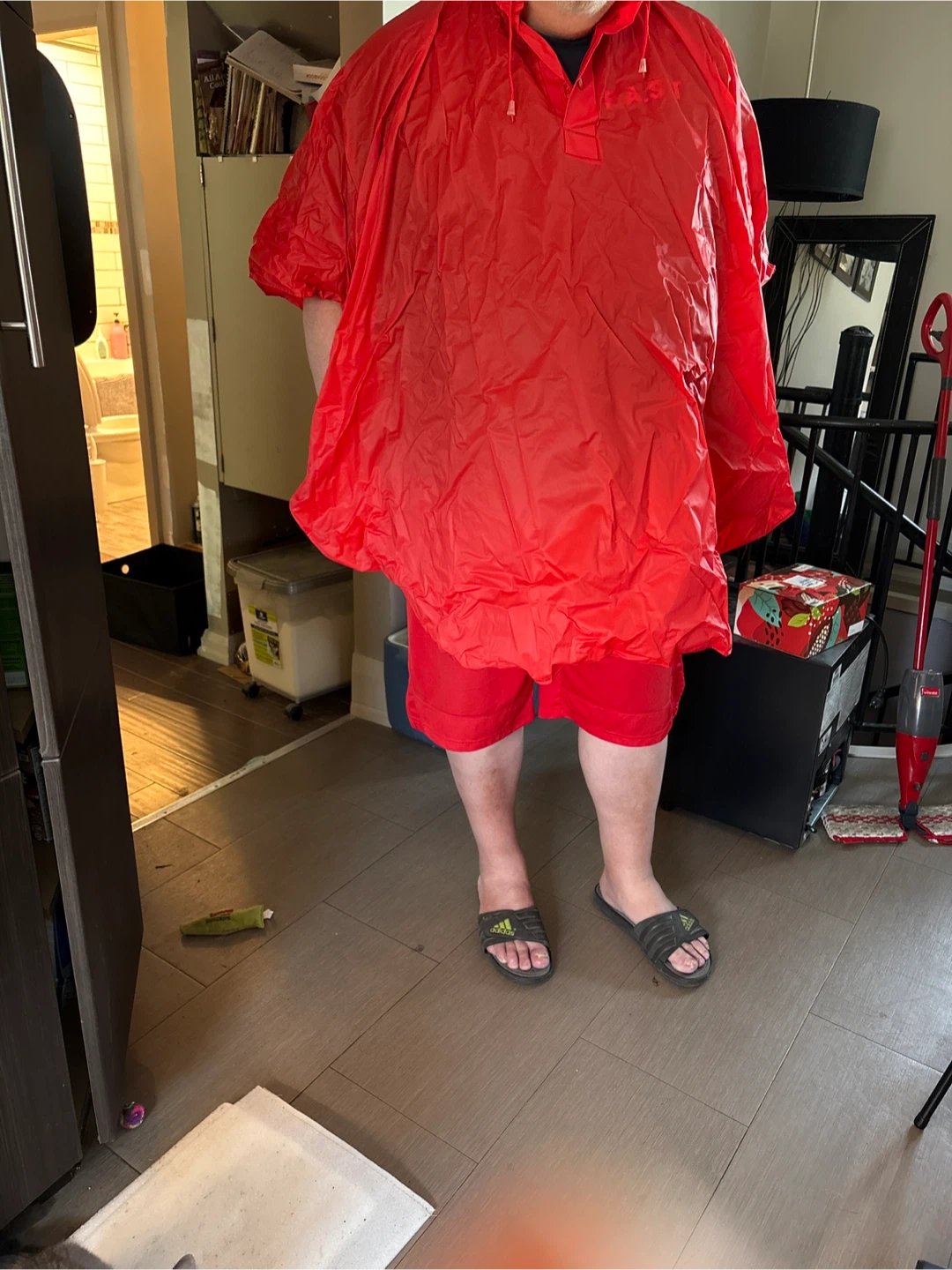 TFC Red Poncho Raincoat - photo 2