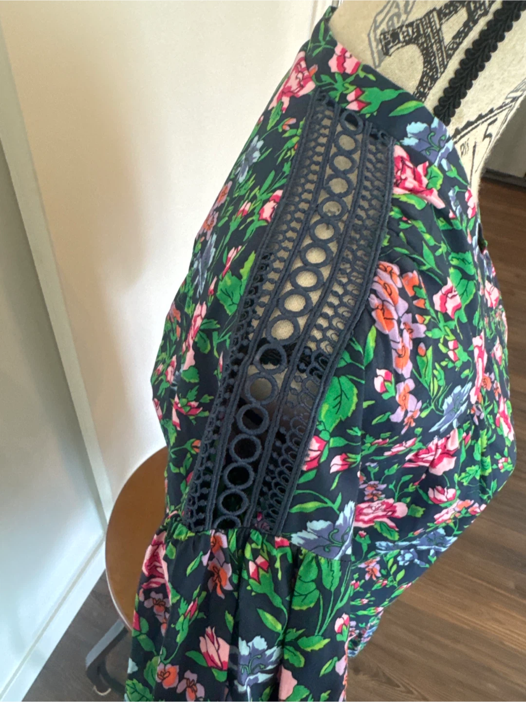 Diane V Furstenberg Designer Floral Dress XS - photo 2