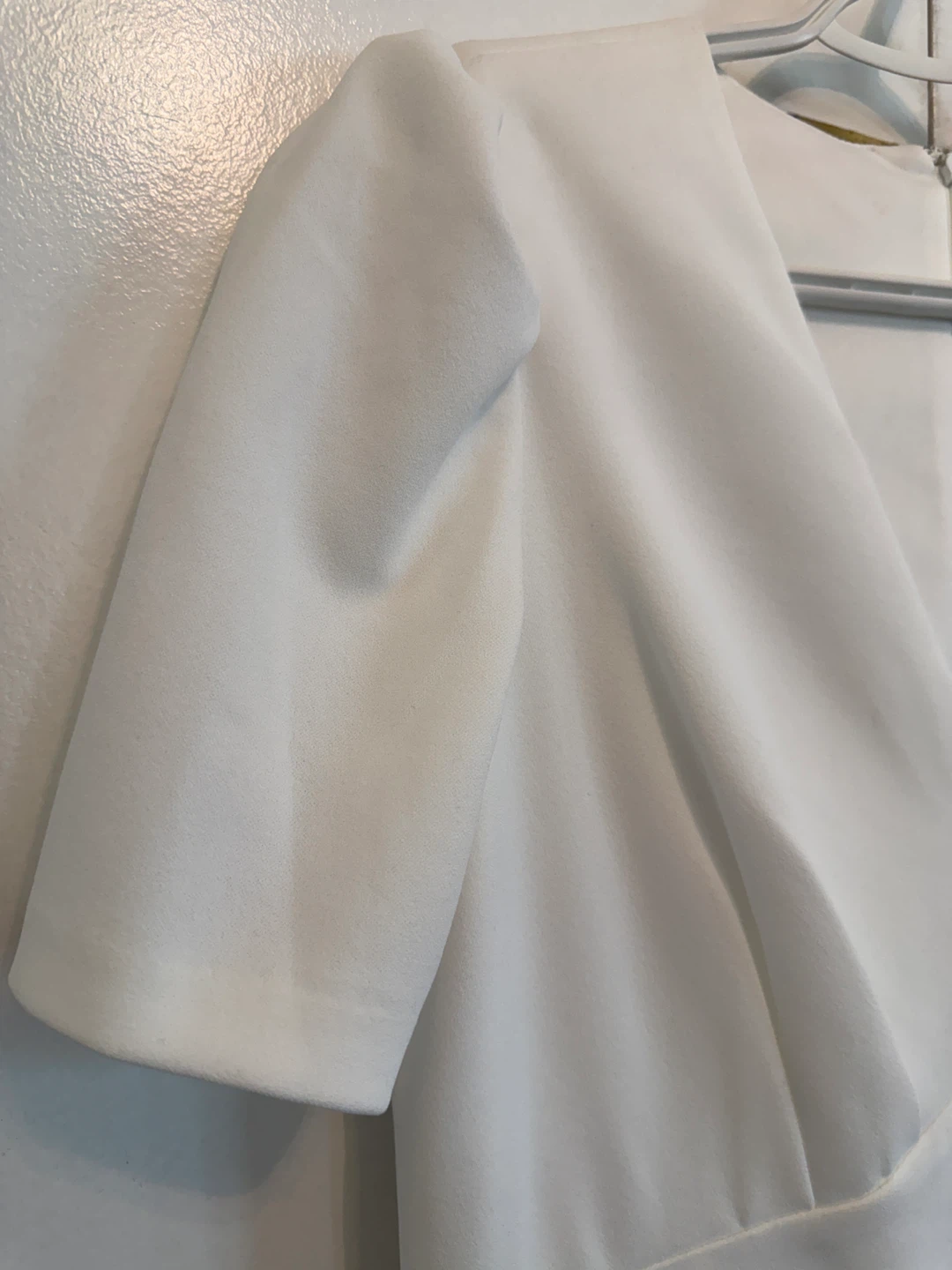 Andrew Marc White Short Sleeve Dress Size 8 - photo 2