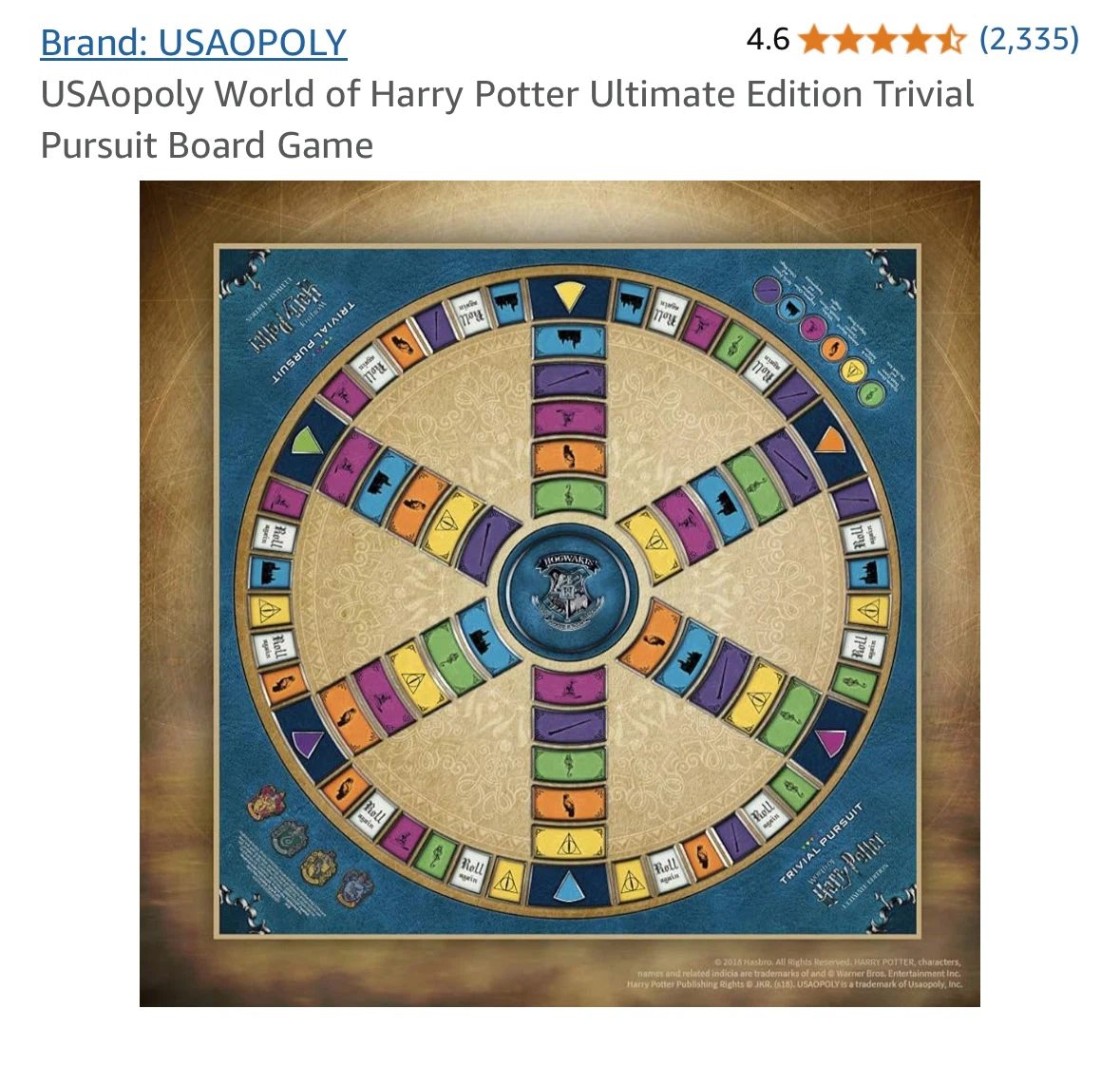 New Harry Potter Ultimate Edition Trivial Pursuit Board Game - photo 4