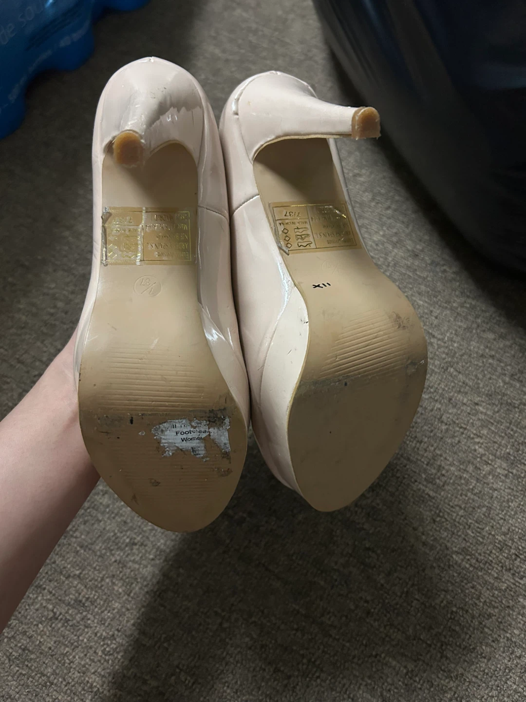 A.co Nude Patent Heels - photo 4