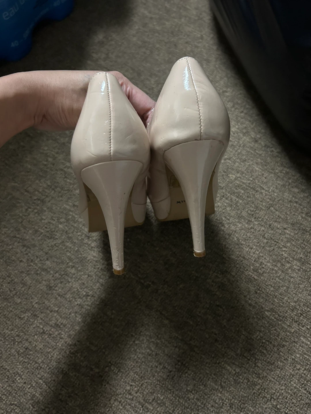 A.co Nude Patent Heels - photo 3