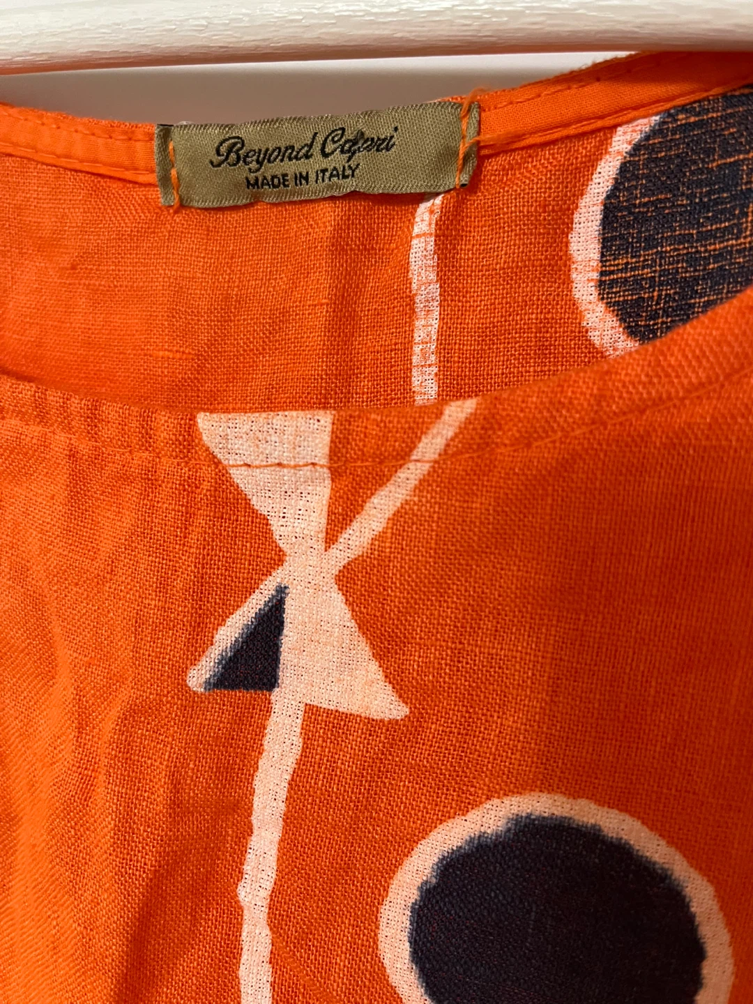Beyond Capri Orange Fish Print Sleeveless Dress - photo 2