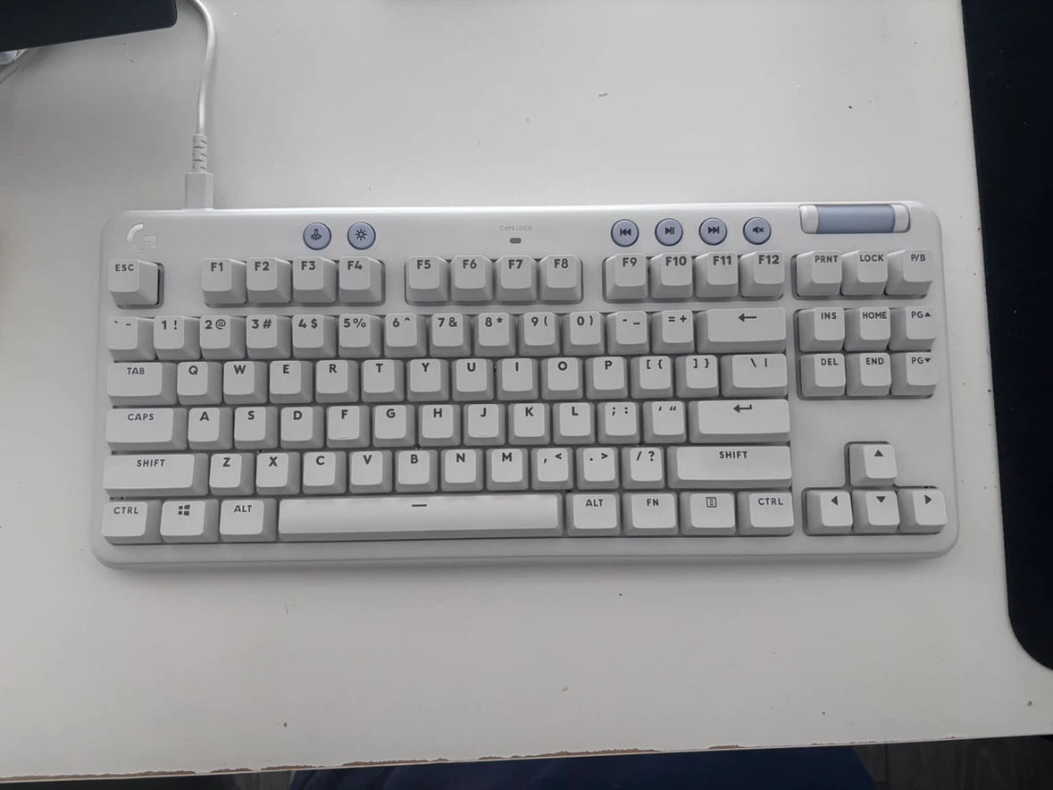 Logitech G713 TKL Keys Wired Mechanical Keyboard - White