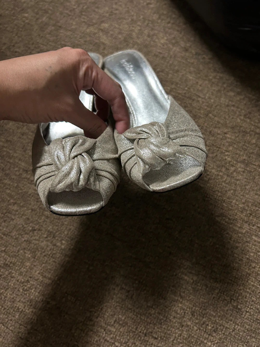 Le Château Silver Sparkle Heels - photo 3