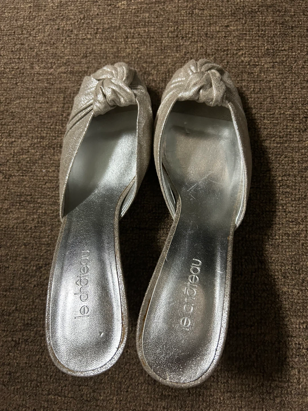 Le Château Silver Sparkle Heels - photo 2